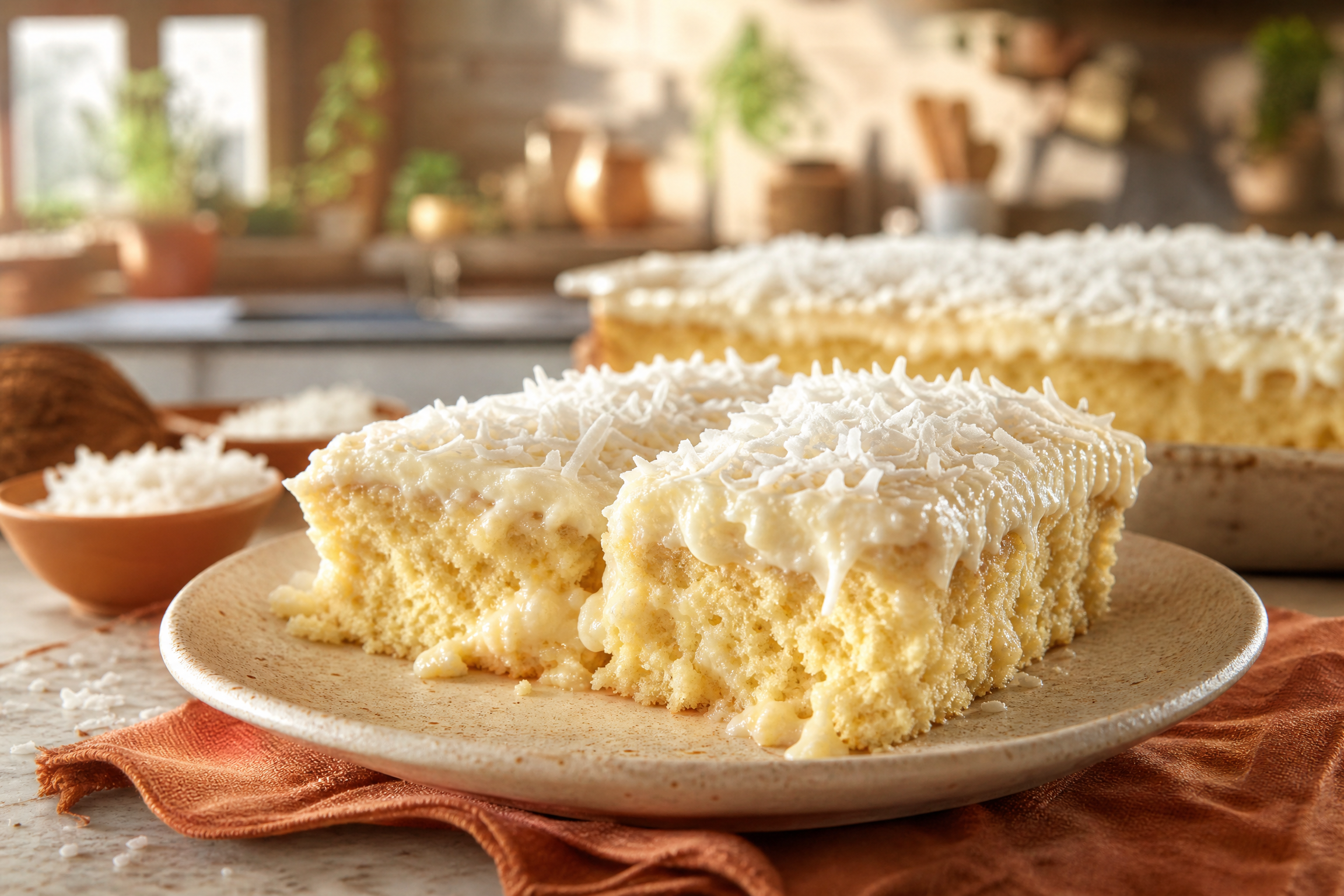 Bolo gelado de coco